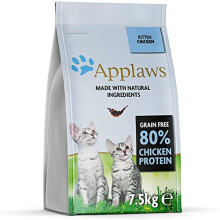 Applaws Complete Natural and Grain Free Dry Kitten Food, Chicken, 7.5 kg (Pack of 1)