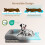 EHEYCIGA Memory Foam Dog Beds Large, Orthopedic Dog Beds Sofa with Sides and Waterproof Liner, Pet Couch with Washable Removable Cover and Non-Slip 2