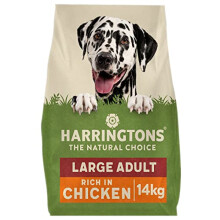 Harringtons Complete Large Breed Dry Dog Food Chicken & Rice 14kg - Made with All Natural Ingredients