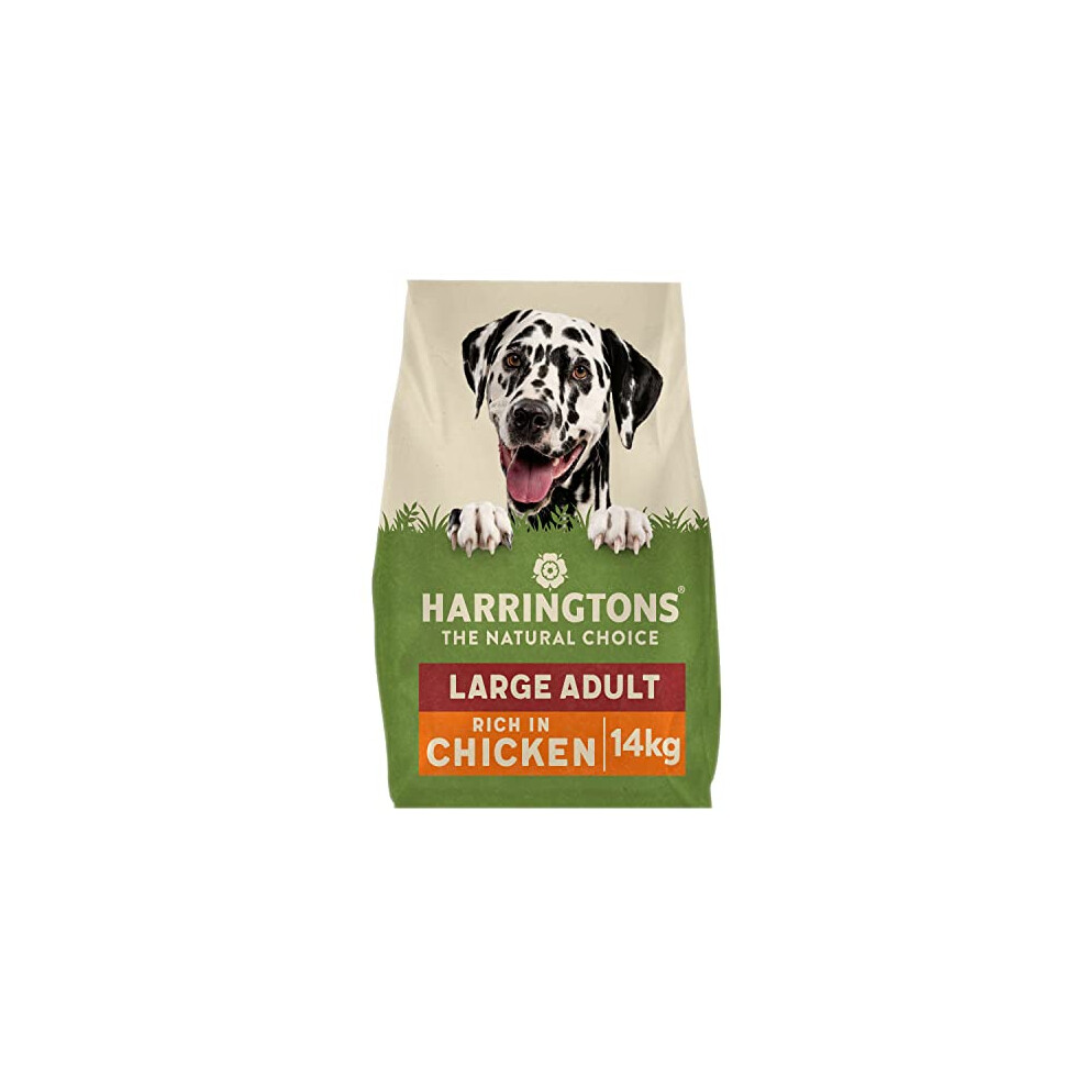 Harringtons Complete Large Breed Dry Dog Food Chicken & Rice 14kg - Made with All Natural Ingredients