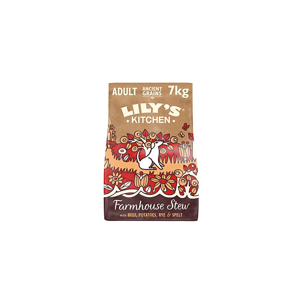 Lily's Kitchen Ancient Grains Adult Natural Beef Complete Dry Dog Food 7Kg