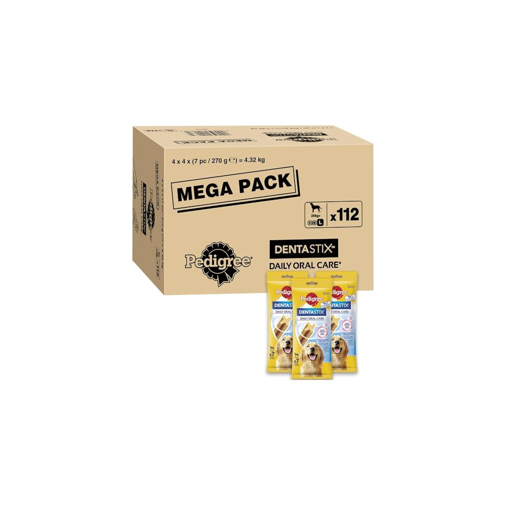 Pedigree Dentastix Daily Dental Chews Large Dog 112 Stick
