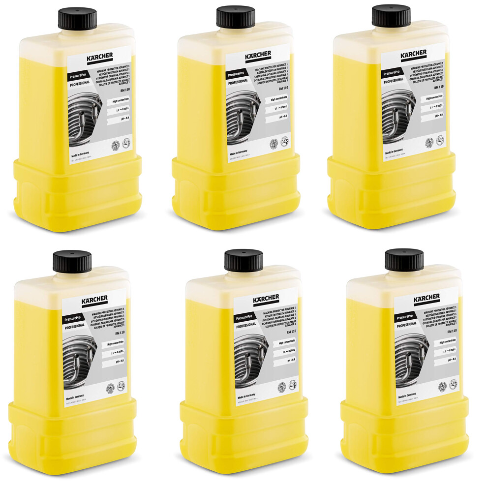 Kärcher Karcher Rm110 Water Softener For Karcher Hds Machines 6 X 1L Pack