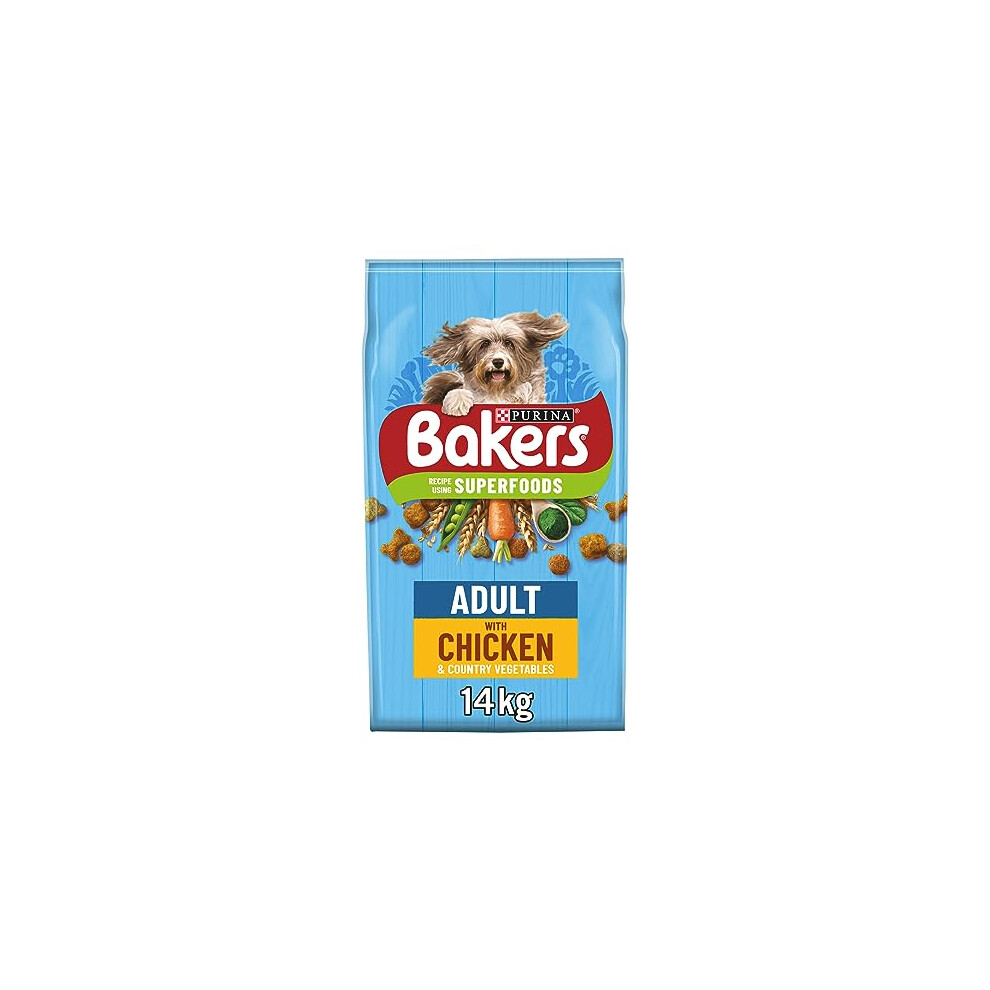 Bakers small dog food 14kg best sale