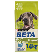 Beta Adult Large Breed Dry Dog Food Turkey 1 x 14kg Pack