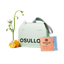 Osulloc TEA SCENT Gift Set (24 count, 6 flavors x 4 ea), Uniquely Packaged Tea Sampler - Self Care Gift Box, Pure & Blended Tea from Jeju Island