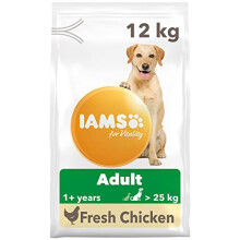 IAMS Complete Dry Dog Food for Adult 1+ Large Breeds with Chicken 12 kg