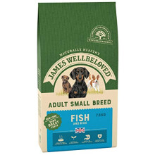 James Wellbeloved Complete Dry Adult Small Breed Dog Food Fish and Rice, 7.5 kg