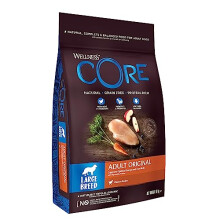 Wellness CORE Large Breed Adult Original, Dry Food for Large Breed, Dry Dog Food for Large Breeds, Grain Free Dog Food, High Meat Content, Chicken, 10