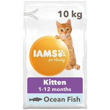 IAMS Complete Dry Cat Food for Kittens with Ocean Fish 10 kg