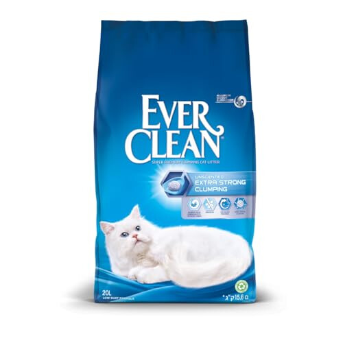 Ever Clean Ever Clean Clumping Cat Litter, Extra Strong Unscented 20L