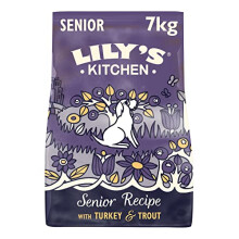 Lily's Kitchen Senior Recipe Turkey & Trout Natural Grain Free Complete Dry Dog Food (7 kg)
