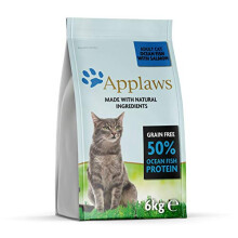 Applaws Complete Natural and Grain Free Dry Adult Cat Food, Ocean Fish with Salmon, 6 kg Bag