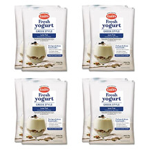 Greek Style Low Fat EasiYo Yogurt 8 Sachet Pack | Each Sachet Makes 1KG of Yoghurt
