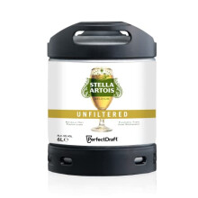 PerfectDraft Stella Artois Unfiltered Beer Keg for PerfectDraft Machine, 6 L