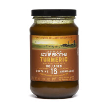 ABBCo Turmeric Beef Bone Broth Concentrate with Ginger, Black Pepper ? Healthy Digestive Beverage Boosting Bone and Joint Health - Halal Collagen