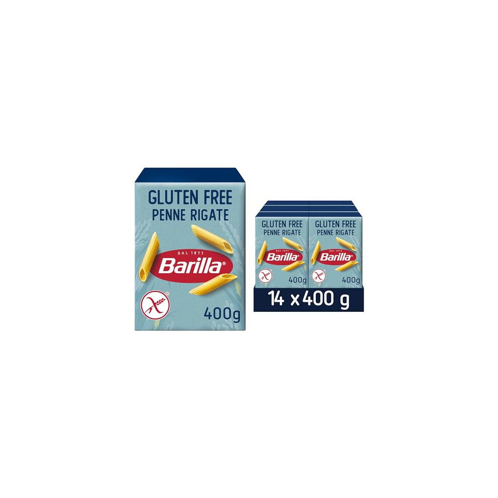 Barilla Pasta Gluten Free Penne Rigate, Pack Of 14 X 400G