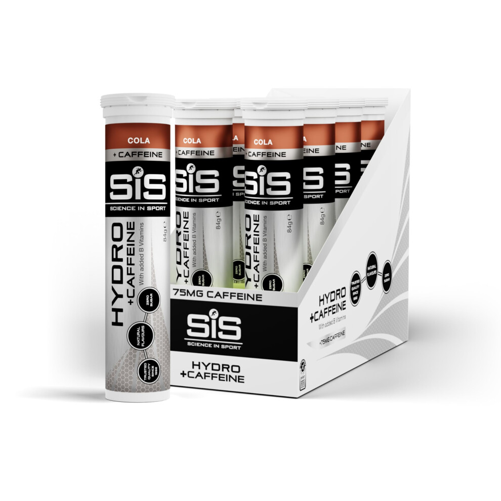 Funny Science Teaching Gift For A Science Teacher Science In Sport Hydro Hydration Tablets +Caffeine, Gluten-Free, Zero Sugar, Cola Flavour Plus Electrolytes & 75 Mg Caffeine, 20 Effervescent Tablets