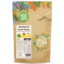 Wholefood Earth - Nutritional Yeast Flakes, 1 kg - with B12, Dairy Free, GMO Free, Vegan