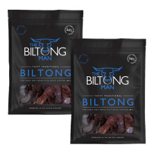 The Biltong Man | Tasty Traditional Lean Beef Biltong | Healthy High Protein Dried Beef Snack | Low Calorie, Gluten-Free & Keto-Friendly, 800 Grams |