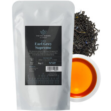 Supreme Earl Grey Tea Loose Leaf - Natural Blend of Sri Lankan Black Tea, Bergamot Extract & Blue Cornflowers - Rich Citrusy & Floral Notes - Easy to