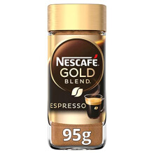Nescafe Gold Blend Espresso Instant Coffee (Pack of 6 x 95g)