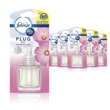 Febreze Ambi Pur Air Freshener Plug-In Diffuser Refill, Blossom & Breeze, 120 ml (20ml x 6)