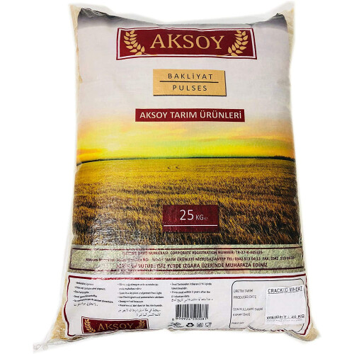 Aksoy Cracked Wheat Coarse Bulgur 25KG