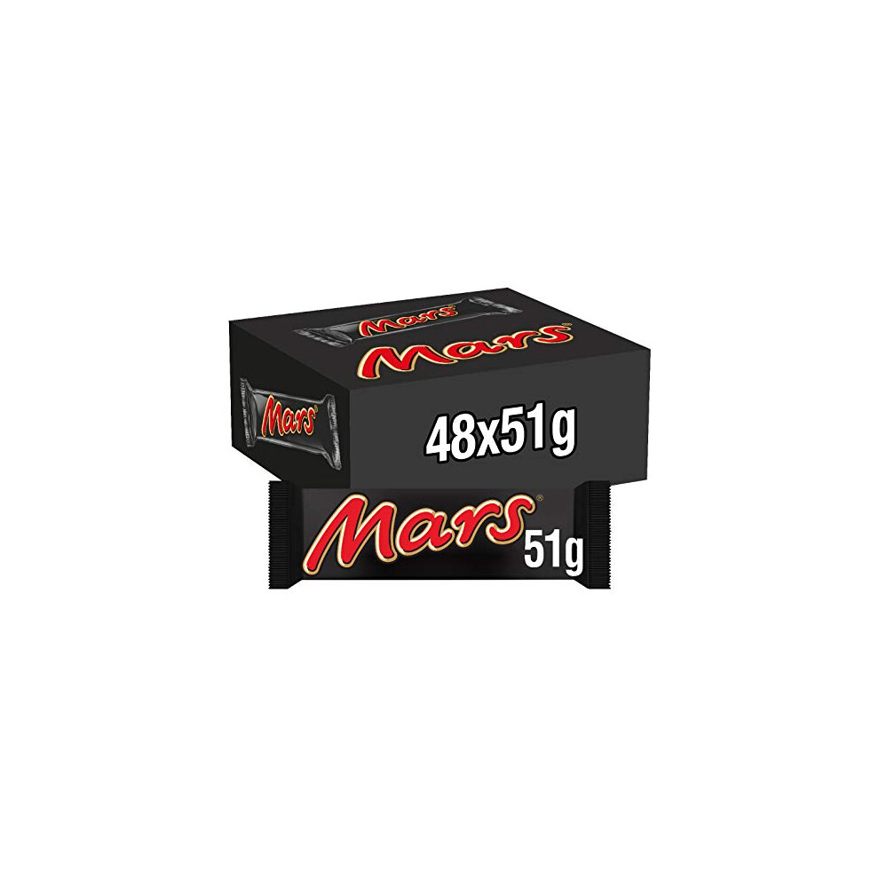 Mars Gaming Mars Chocolate Bars With Caramel, Nougat & Milk Chocolate – Bulk Box 48 X 51G (Ac66e)