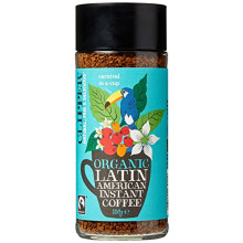 Clipper Latin American Organic Instant Coffee | 6 x 100g Jars | Bulk Buy for Home & Catering | Arabica Gourmet Coffee | Sustainable Fairtrade Coffee