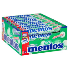 Mentos Party Sweets - Spearmint Chewy Soft mints (Pack of 40 Rolls)