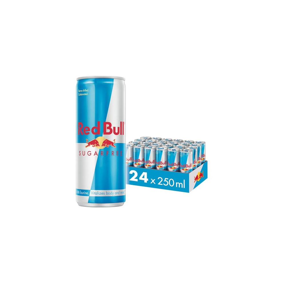 Bull Energy Drink Sugar Free 250Ml X24 Red