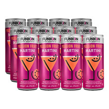 Funkin Passion Fruit Martini Pre-Mixed Cocktail, 12 x 200ml