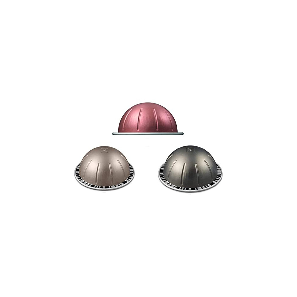 Nespresso Vertuo Gran Lungo Selection: Fortado, Arondio & Costa Rica Coffee Pods – 30 Pods (3 Sleeves) Long Expiry