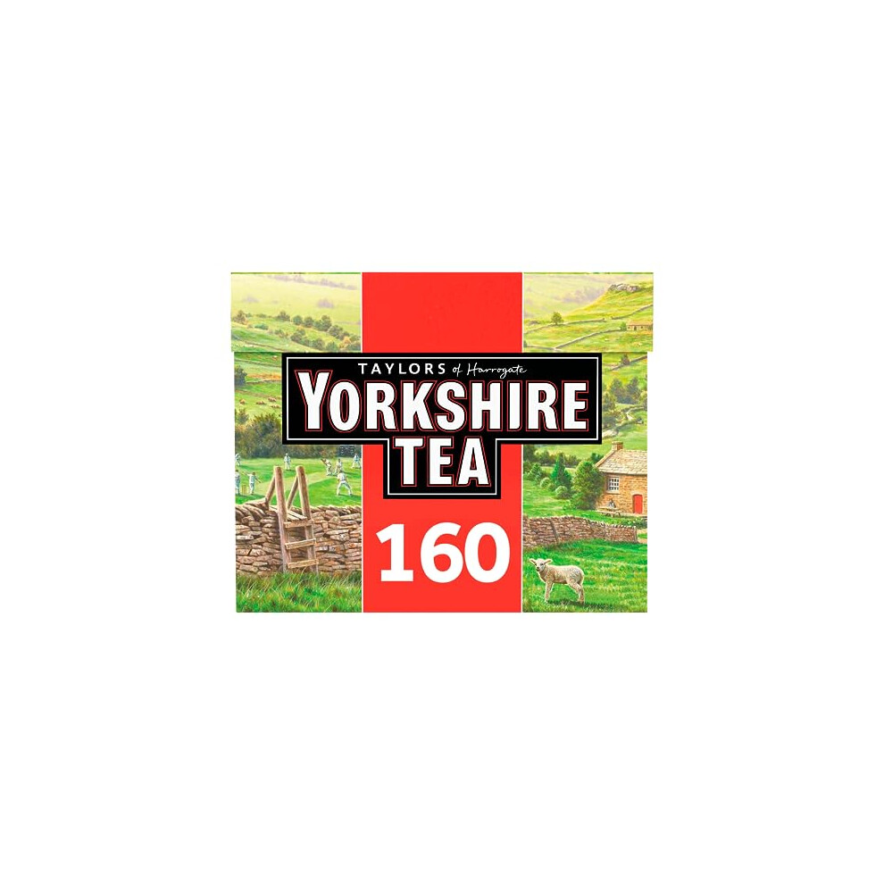 Yorkshire Tea 160 Tea Bags (Pack Of 6, Total Of 960 Bags)