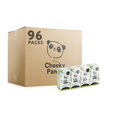 The Cheeky Panda ? Bamboo Pocket Tissues | Bulk Box of 96 Packs (10 Tissues per Pack) | Hypoallergenic, Eco-Friendly, Super Soft, Strong & Sustainable