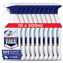 Viakal Limescale Remover Spray, Classic, 5 Litre (500 ml x 10)