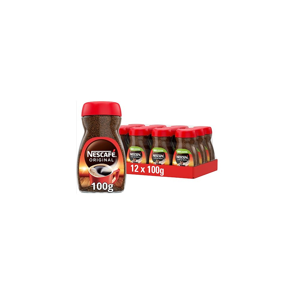 Nescafe Original Instant Coffee, 12 x 100g