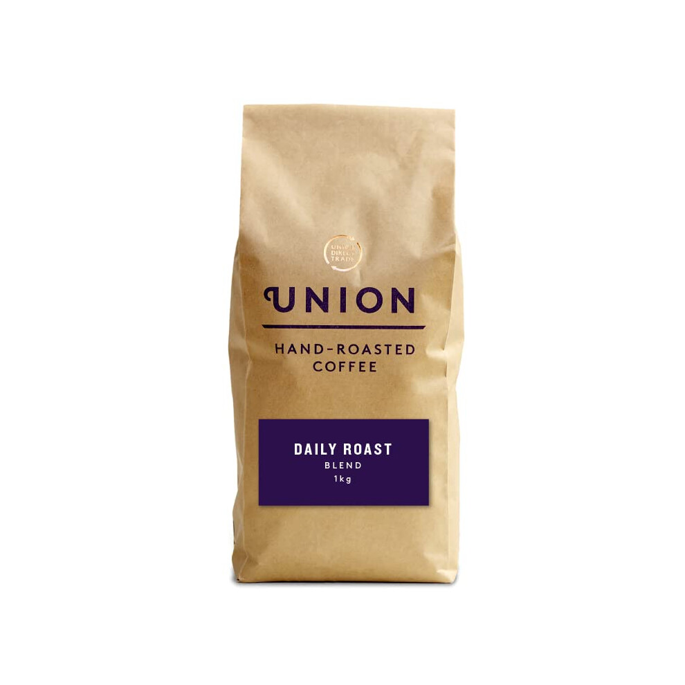 Union Hand Roasted Coffee - Daily Roast Coffee Beans - Dark Roast (Pack of 1kg)