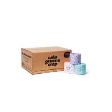 Who Gives A Crap ? Eco Friendly Toilet Roll, Box of 24 Toilet Rolls (3-Ply, 400 Sheets) | Soft, Strong, Sustainable, Biodegradable, Plastic-Free