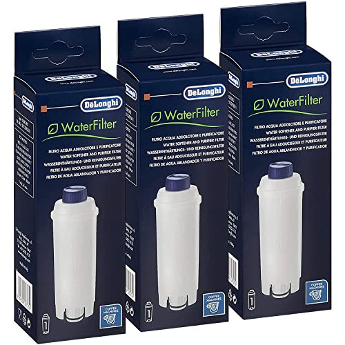 De'Longhi Delonghi Water Filter DLSC002 (Pack of 3)