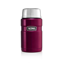 Thermos 81141 Food Flask, Stainless Steel, Raspberry, 710ml