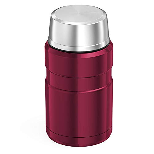 Thermos Thermos 81141 Food Flask, Stainless Steel, Raspberry, 710ml 1