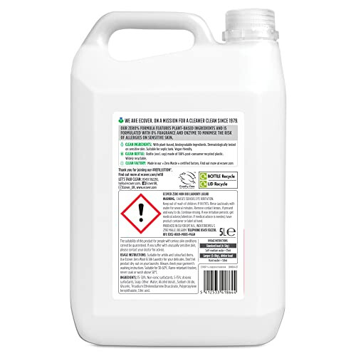 Ecover Ecover Zero Non Bio Laundry Liquid, 142 Wash 1