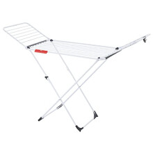 Vileda Extra X-Legs Clothes Airer, Indoor Clothes Drying Rack with 20m Washing Line, White