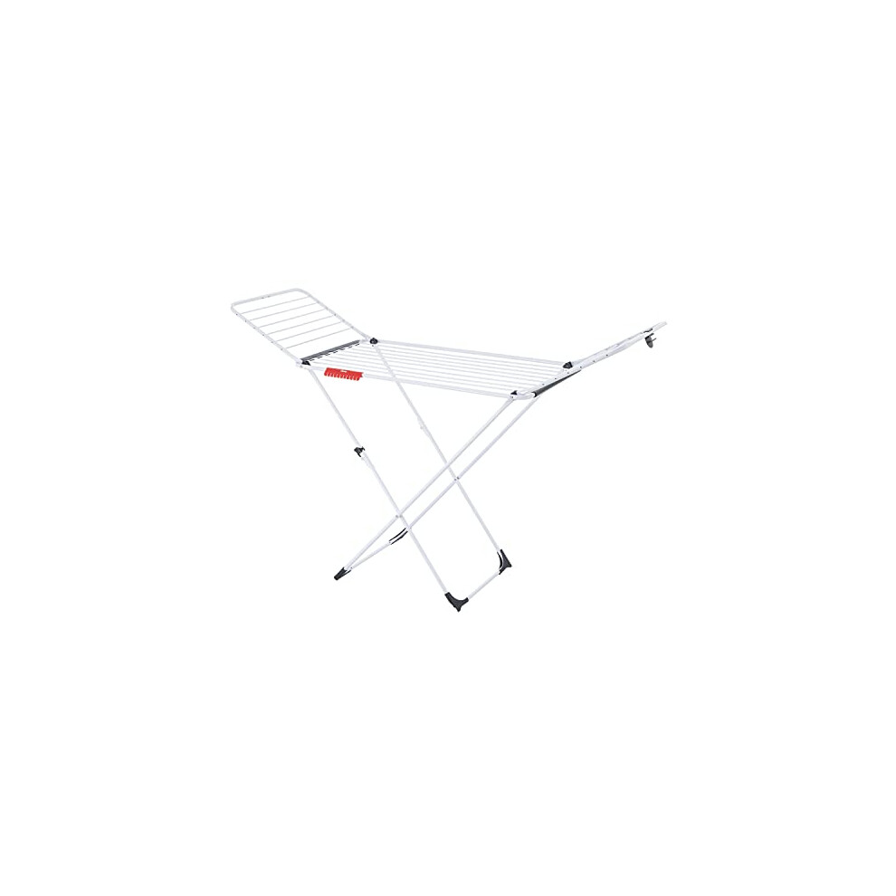 Vileda Extra X-Legs Clothes Airer, Indoor Clothes Drying Rack with 20m Washing Line, White