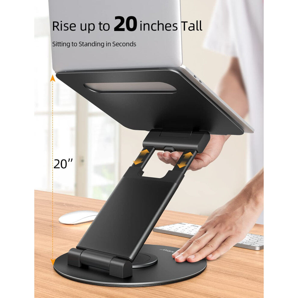 Tall laptop stand sales
