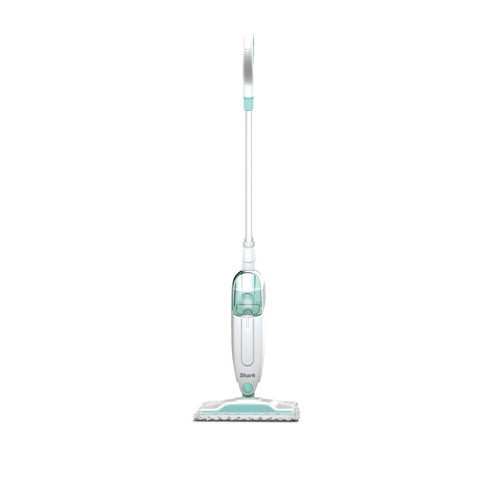 Shark Steam Mop, Lightweight Steam Mop for Hard Floors with 2 Machine Washable Cleaning Pads & Fill Flask, 375ml Capacity, 5.5m Power Cord, 30 Second