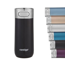Contigo Luxe Autoseal Travel Mug, Stainless Steel Thermal Mug, Vacuum Flask, Leakproof Tumbler, dishwasher safe, Coffee Mug with BPA Free Easy-Clean