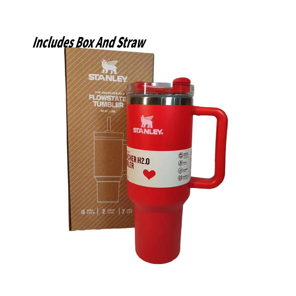 (Red) Vacuum Cup Stanley Quencher Flowstate Tumbler 40oz 118l With Box Multicolour